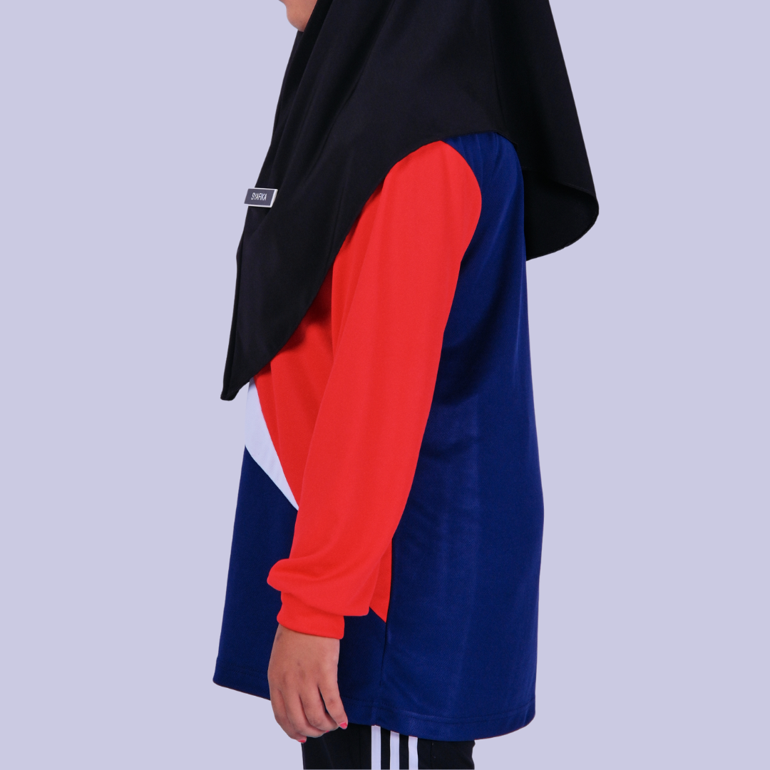 Dewasa Round Neck Lengan Panjang